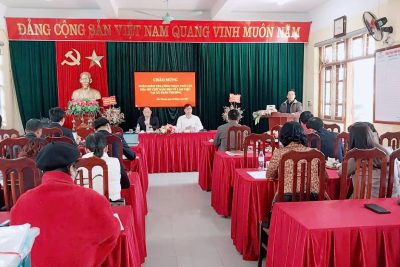 XÃ TRẦN THƯƠNG ĐÓN ĐOÀN KIỂM TRA CÔNG TÁC PHỔ CẬP GIÁO DỤC – XÓA MÙ CHỮ NĂM 2025