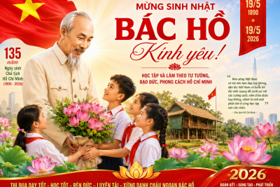 Bài tuyên truyền bé vui mừng sinh nhật Bác Hồ kính yêu