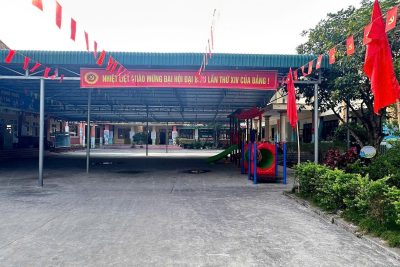Trường mầm non Nhân Nghĩa hướng về Đại hội XIV của Đảng
