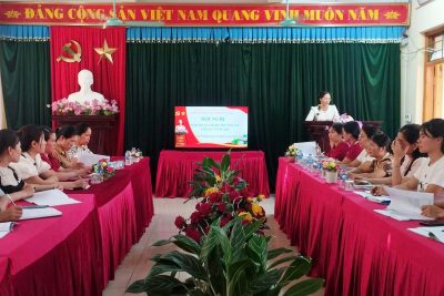 Chi bộ trường MN Nhân Nghĩa tổ chức sinh hoạt thường kỳ tháng 5/2026