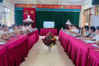 Sinh hoạt chuyên đề “Ứng dụng giáo dục STEM trong chăm sóc, giáo dục trẻ”