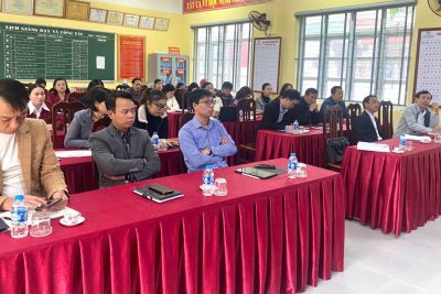 Trường mầm non Nhân Nghĩa tham dự tập huấn Hệ thống quản lý dữ liệu ngành năm học 2025 – 2026